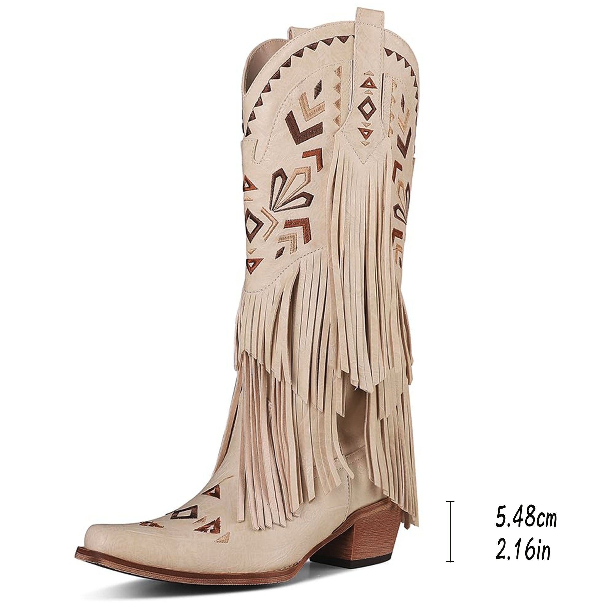 Fringe Cowgirl Boots for Women