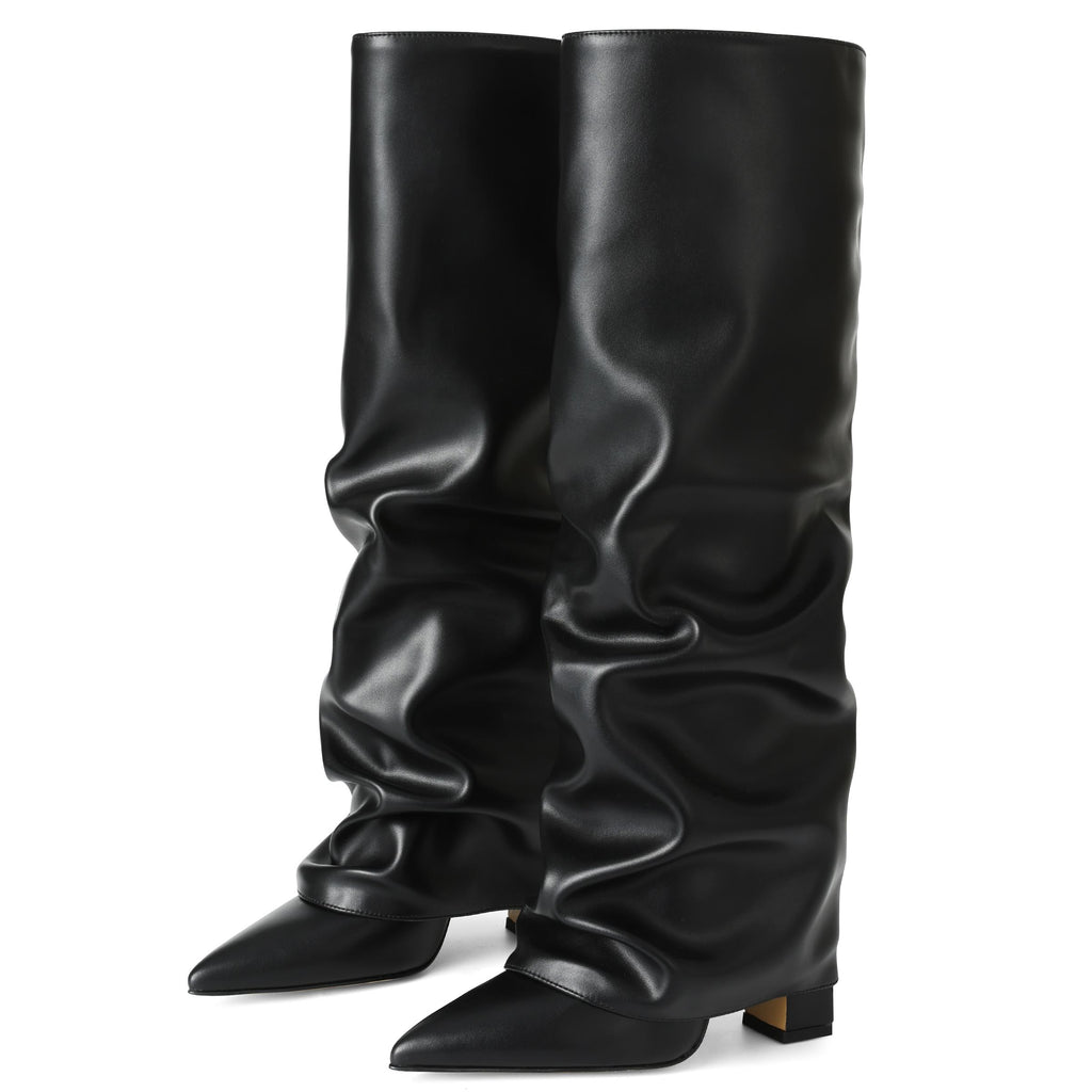Slouchy Knee High Boots for Women