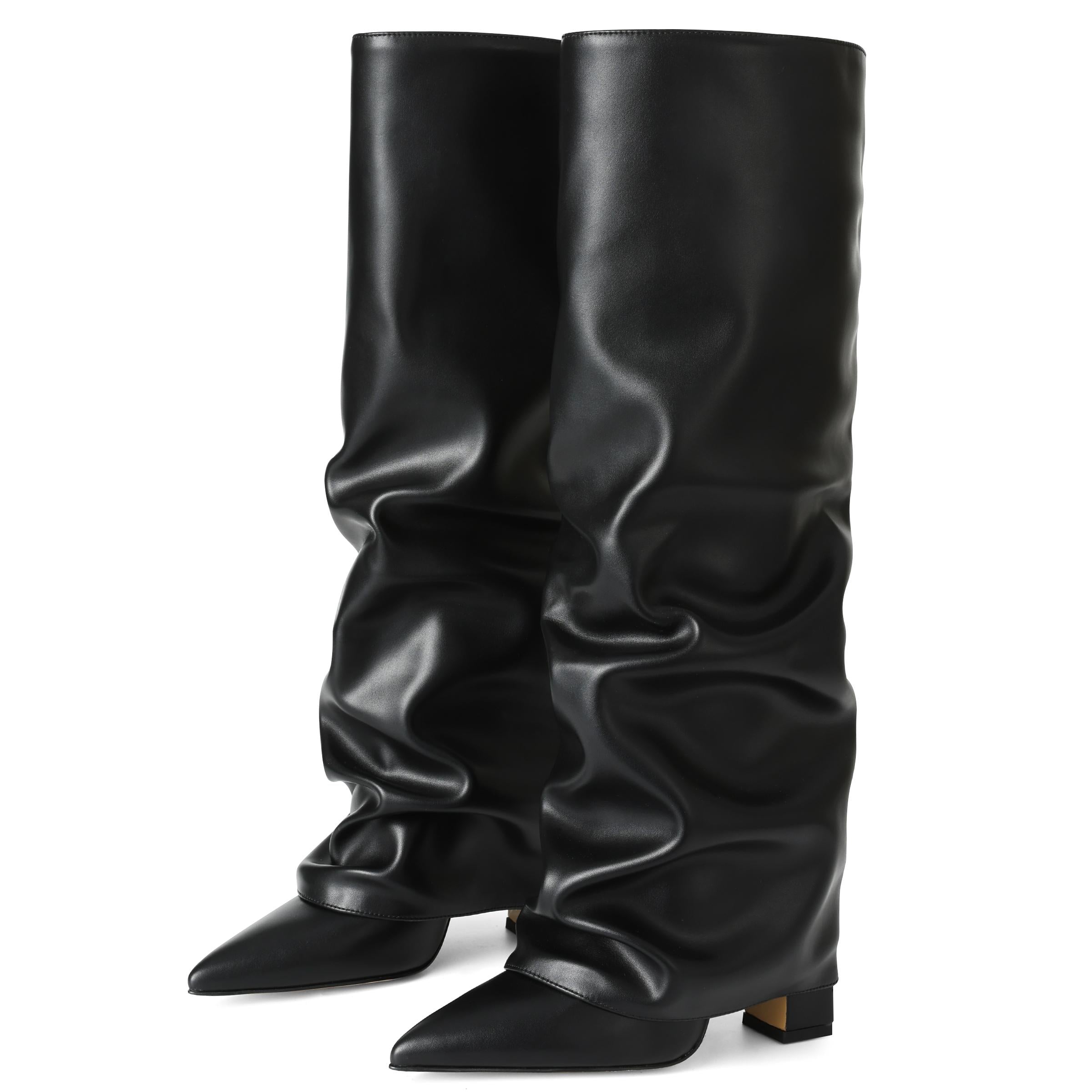 Slouchy Knee High Boots for Women