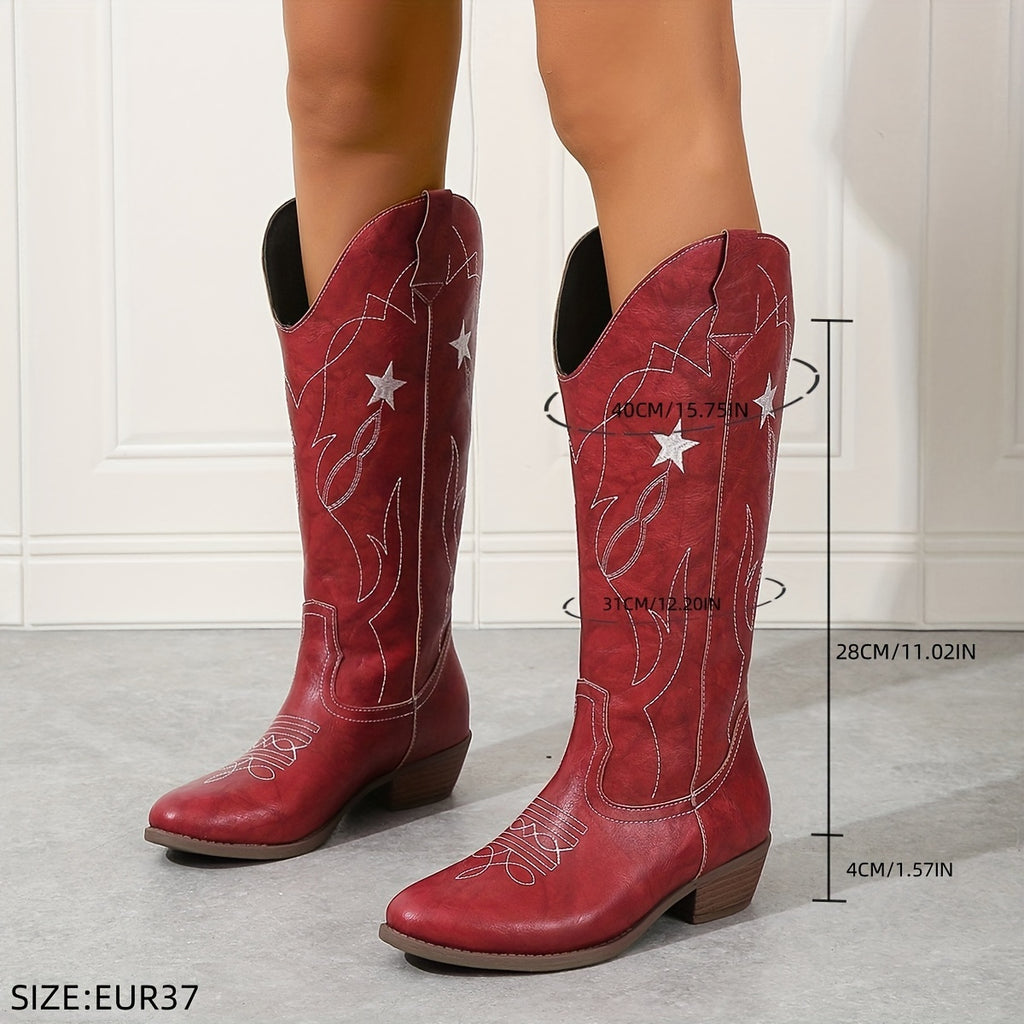 Women's Embroidered Cowboy Boots