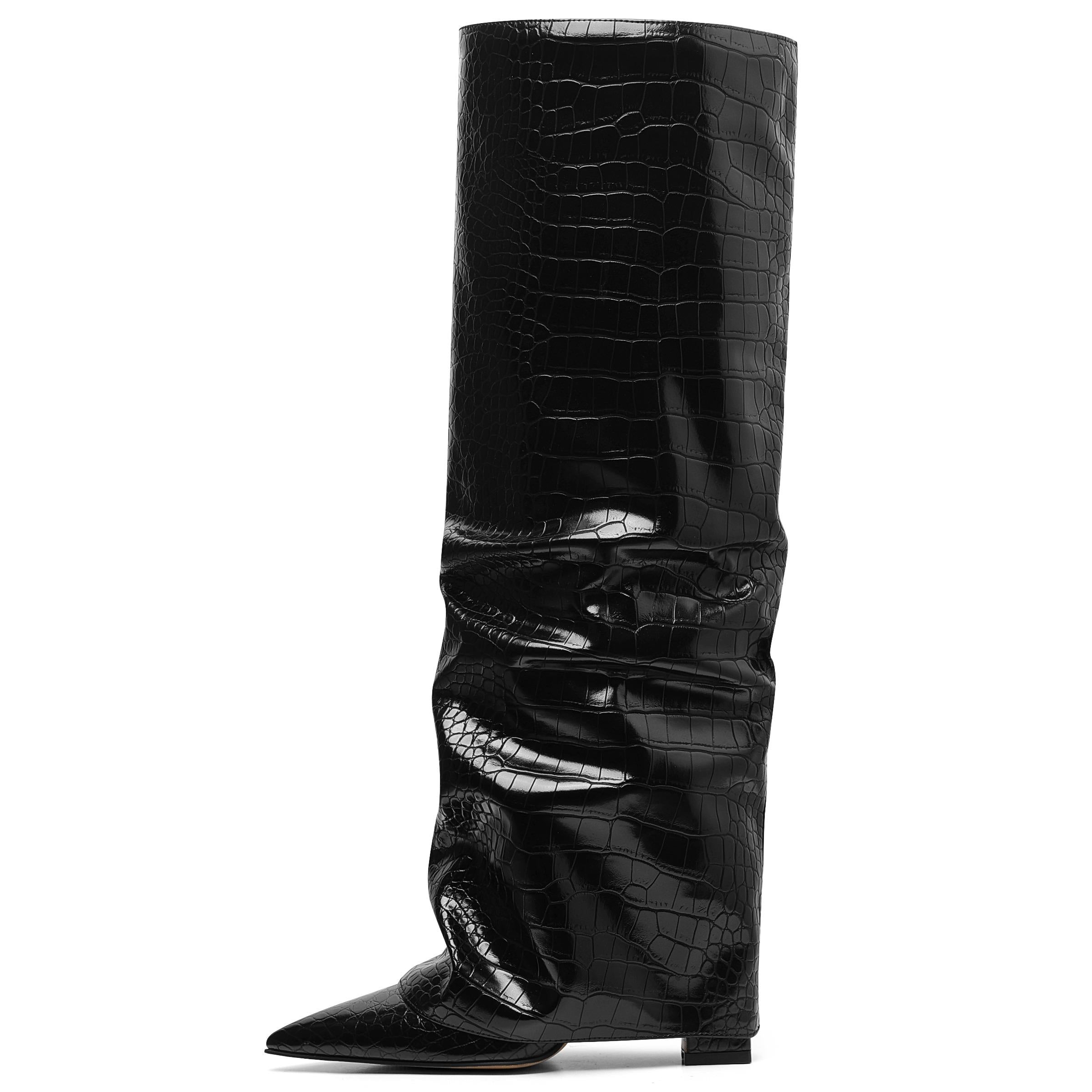 Slouchy Knee High Boots for Women