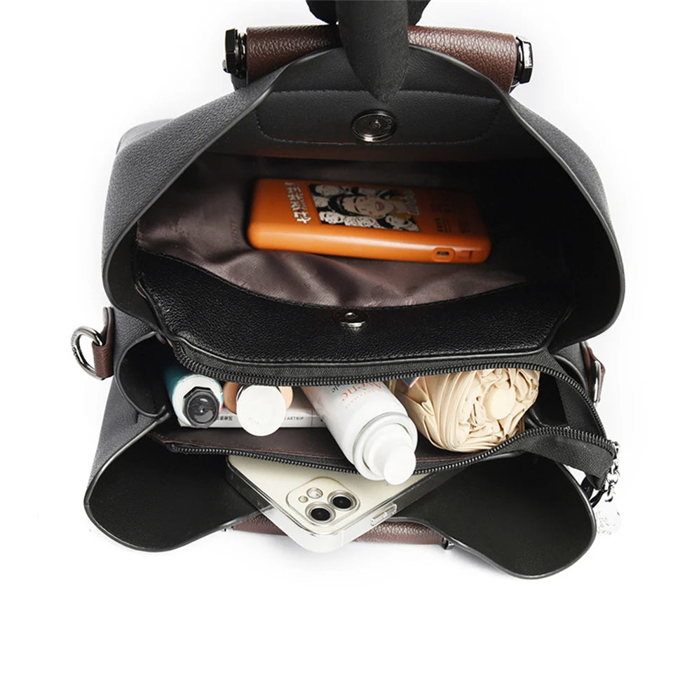 Elegant Women's Unique Handle Design Featuring Handbag