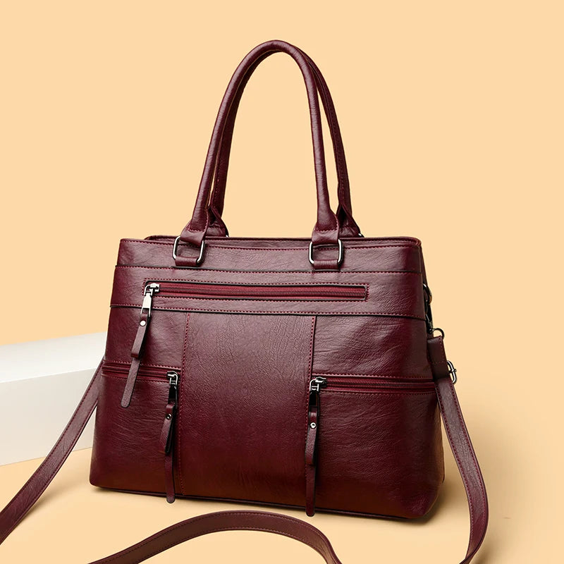 Vintage handbag with detachable shoulder strap for Women