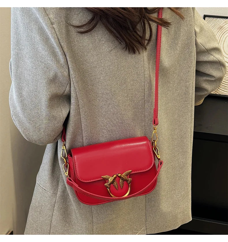 Fashionable Retro High-texture Handbag for Women
