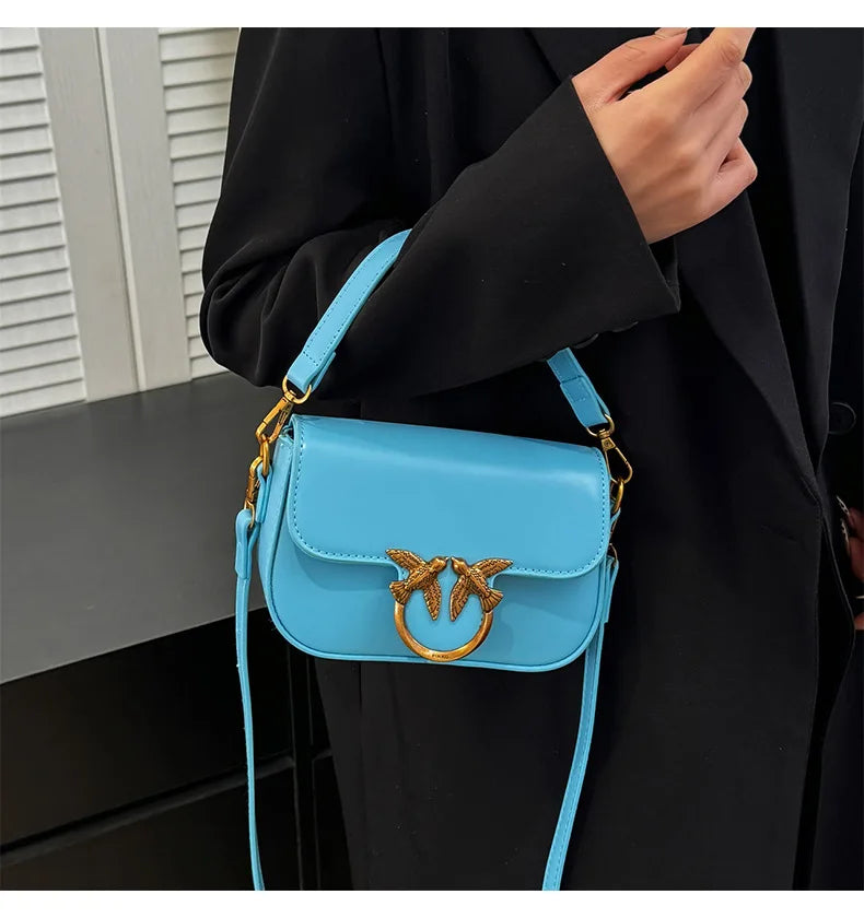 Fashionable Retro High-texture Handbag for Women