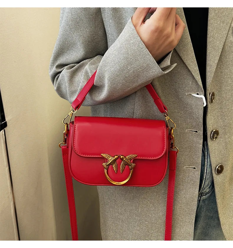 Fashionable Retro High-texture Handbag for Women