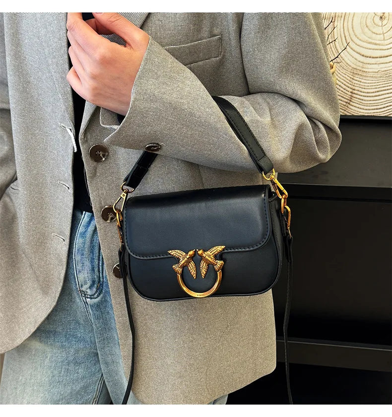 Fashionable Retro High-texture Handbag for Women