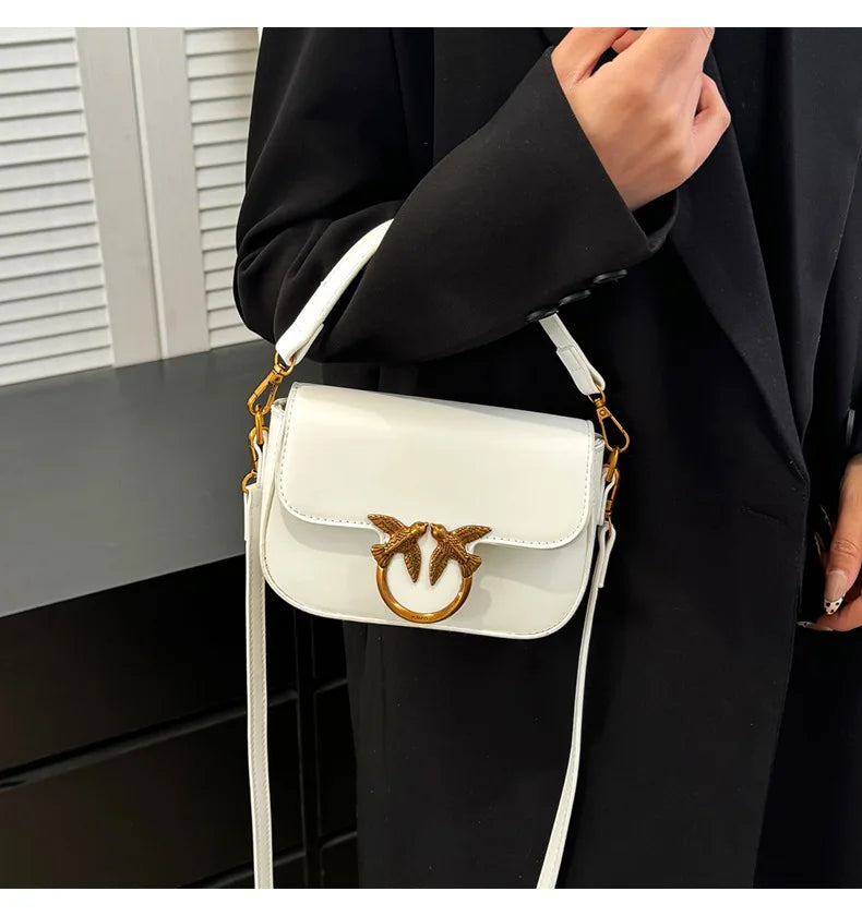 Fashionable Retro High-texture Handbag for Women