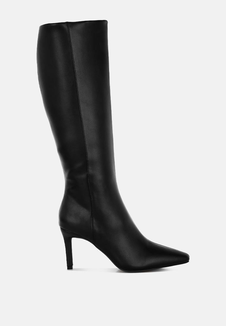 Skara Faux Leather Calf Boots