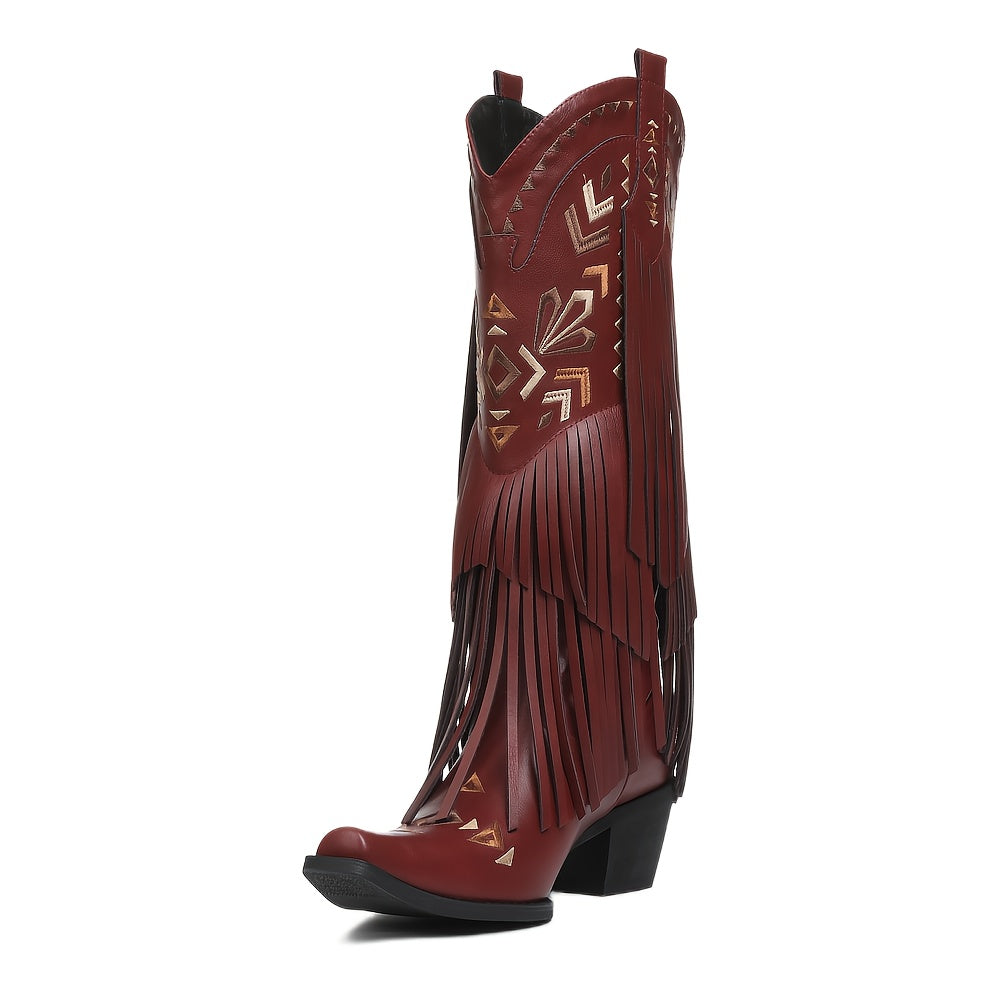 Fringe Cowgirl Boots for Women
