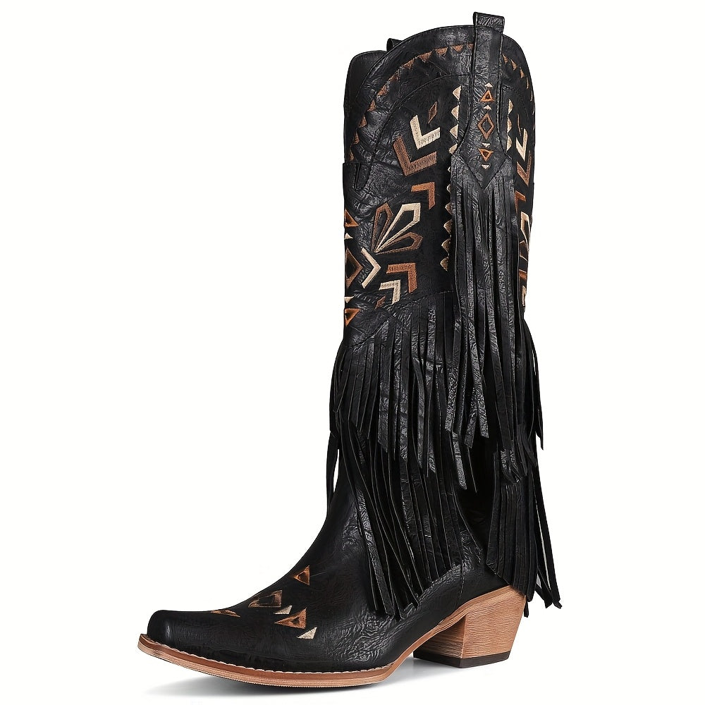 Fringe Cowgirl Boots for Women