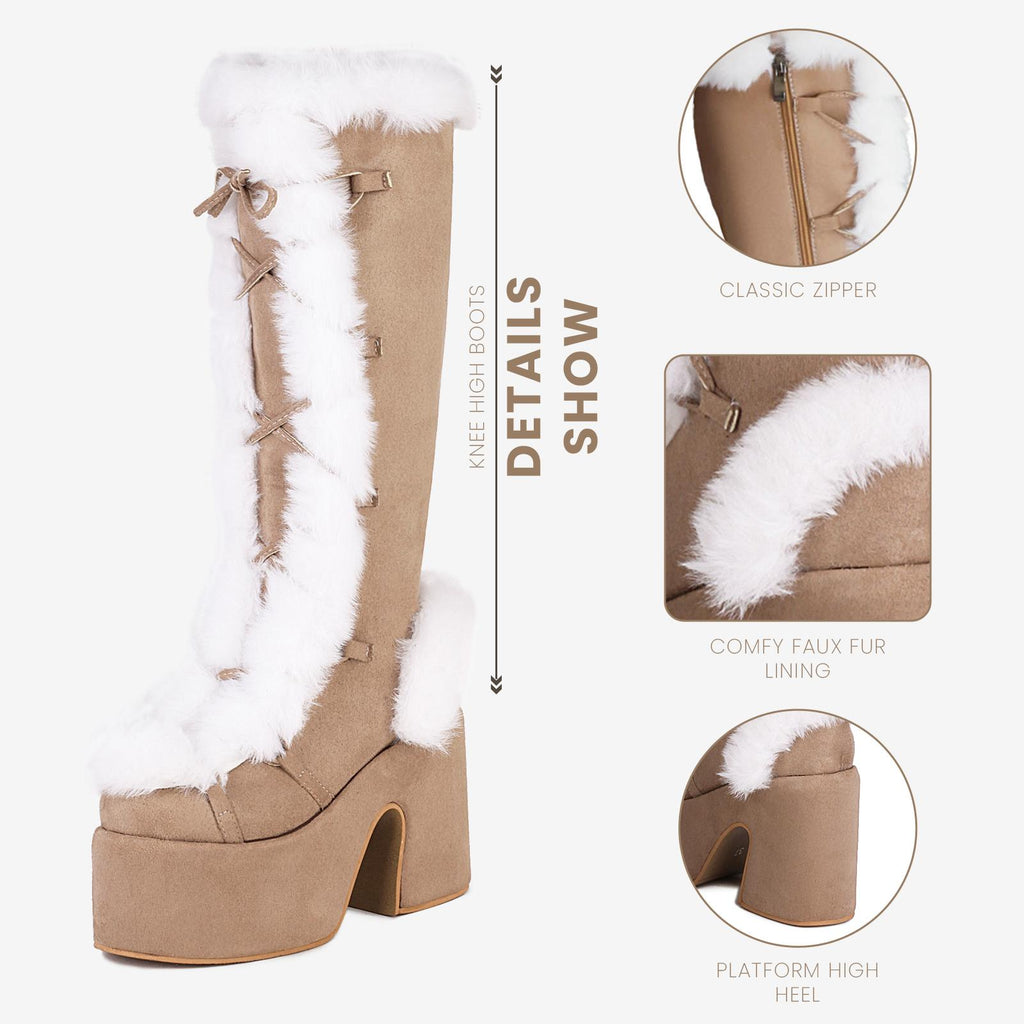 Womens Winter Knee High Boots