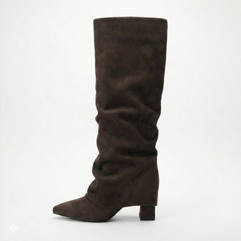 Slouchy Knee High Boots for Women