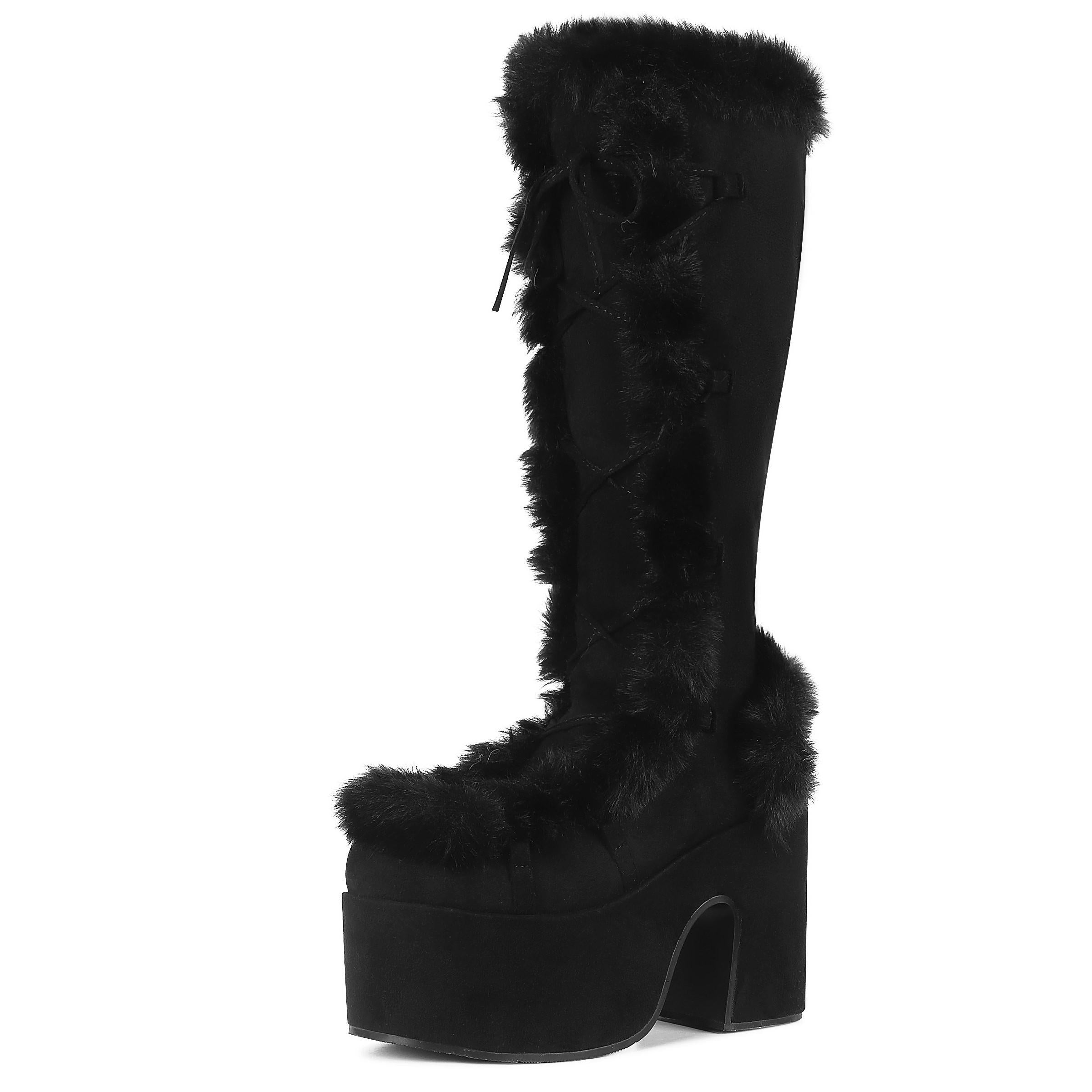 Womens Winter Knee High Boots