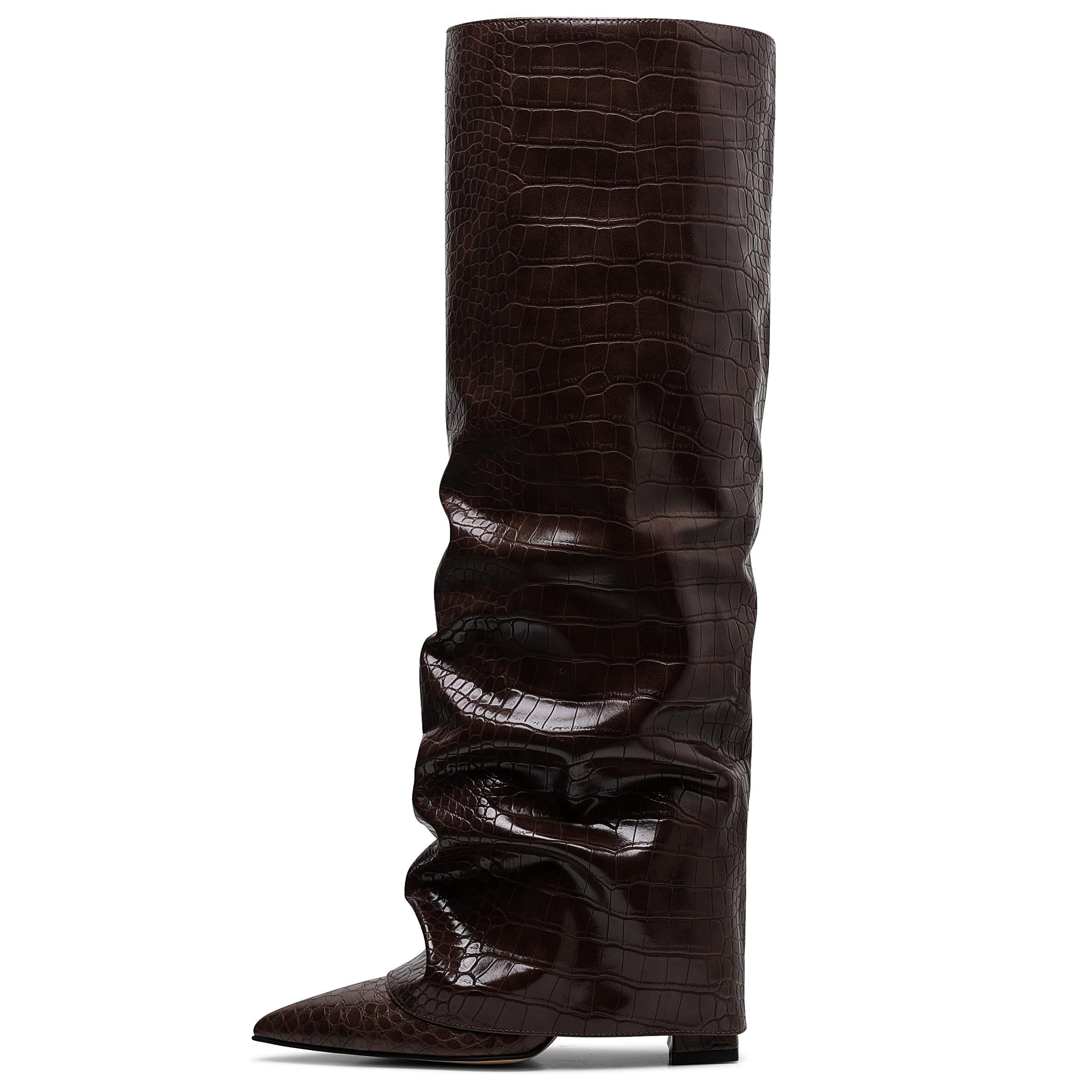 Slouchy Knee High Boots for Women