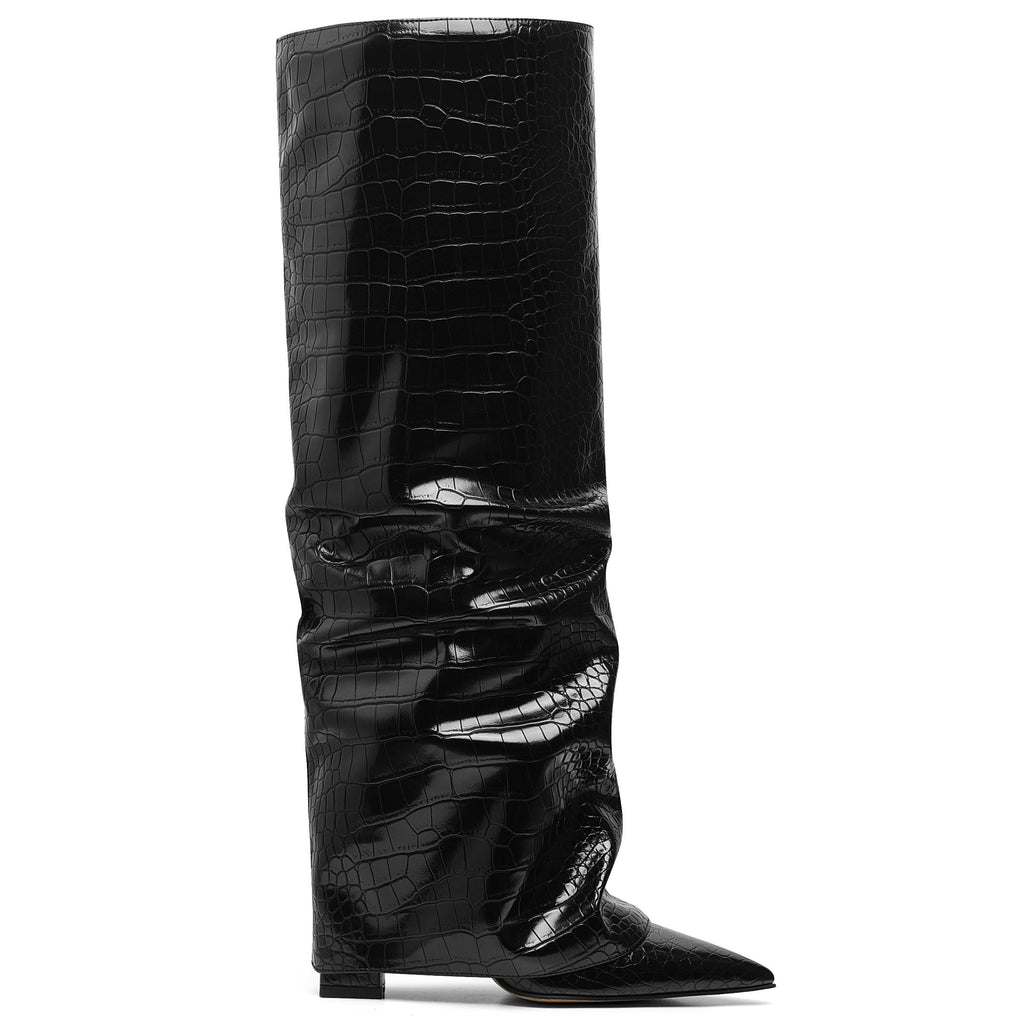 Slouchy Knee High Boots for Women