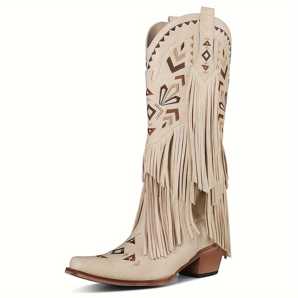 Fringe Cowgirl Boots for Women