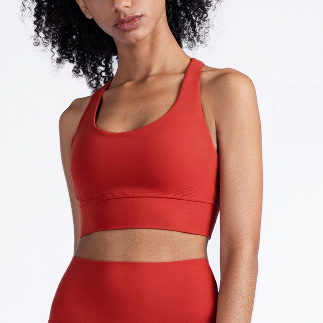 Seamless High Elastic Gym Bra For Women Sports Fitness Workout Tank Crop Top Jogging Running Energy Active Wear Gym Clothing